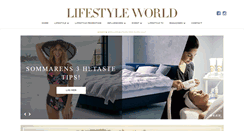 Desktop Screenshot of lifestyleworld.se